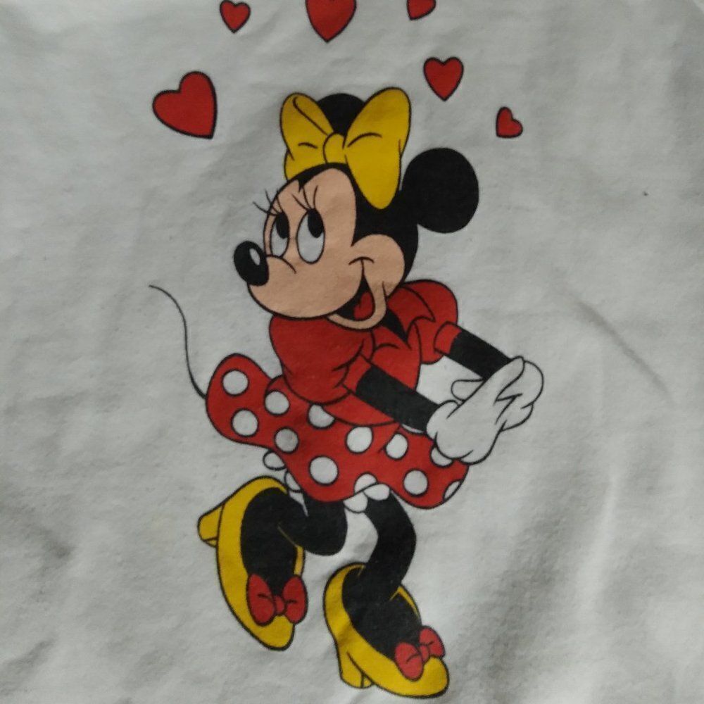 Vintage Disney Character Fashions Minnie Mouse Sweatshirt